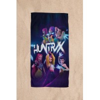 Badetuch K-Pop Demon Hunters Flanell & Baumwolle 400g/m² in 7 Grössen