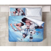 Bettwäsche Duvet Lionel Messi Schweizer Masse oder Wunschgrösse Baumwolle