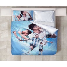Bettwäsche Duvet Lionel Messi Schweizer Masse oder Wunschgrösse Mikrofaser