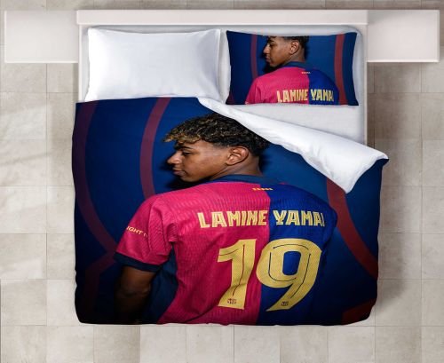 Bettwäsche Duvet Lamine Yamal Schweizer Masse oder Wunschgrösse Baumwolle