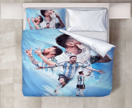 Bettwäsche Duvet Lionel Messi Schweizer Masse oder Wunschgrösse Baumwolle