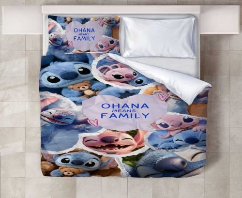 Bettwäsche Duvet Lilo und Stitch Schweizer Masse oder Wunschgrösse Baumwolle