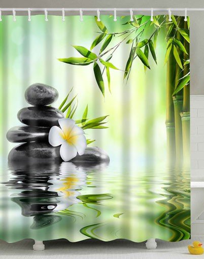 Duschvorhang Wellness